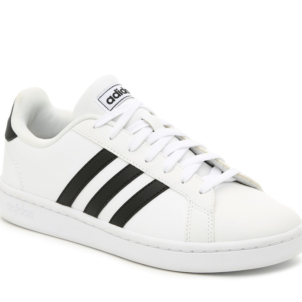 Adidas White Sneakers - GRAND COURT SNEAKER - WOMEN'S